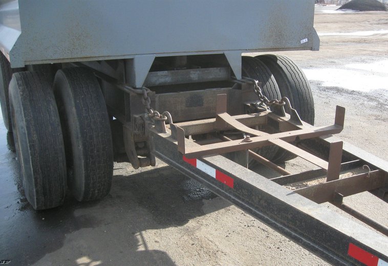 image for item 6797 1999 Neville Built 12' dump bed pup trailer
