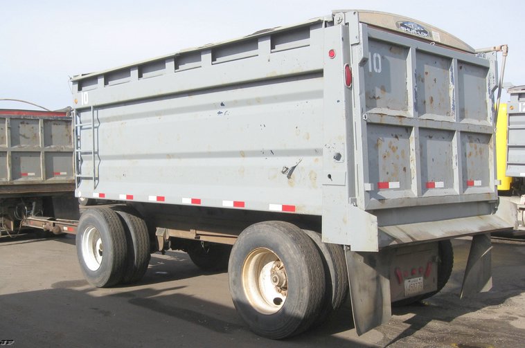 image for item 6798 2001 Trout Creek 15' dump bed pup trailer
