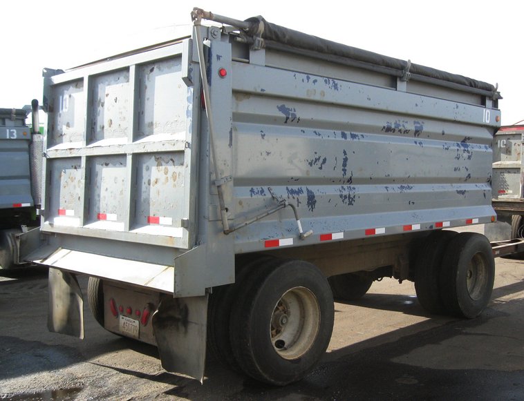 image for item 6798 2001 Trout Creek 15' dump bed pup trailer