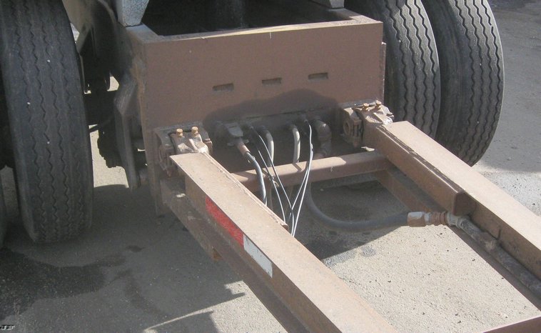 image for item 6798 2001 Trout Creek 15' dump bed pup trailer