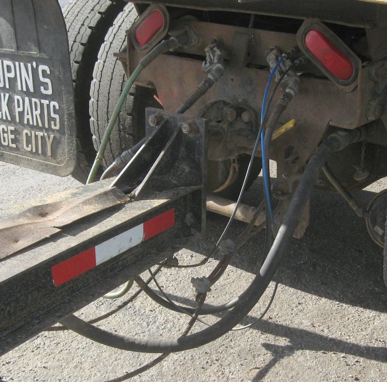 image for item 6799 1999 Neville Built 12' dump bed pup trailer