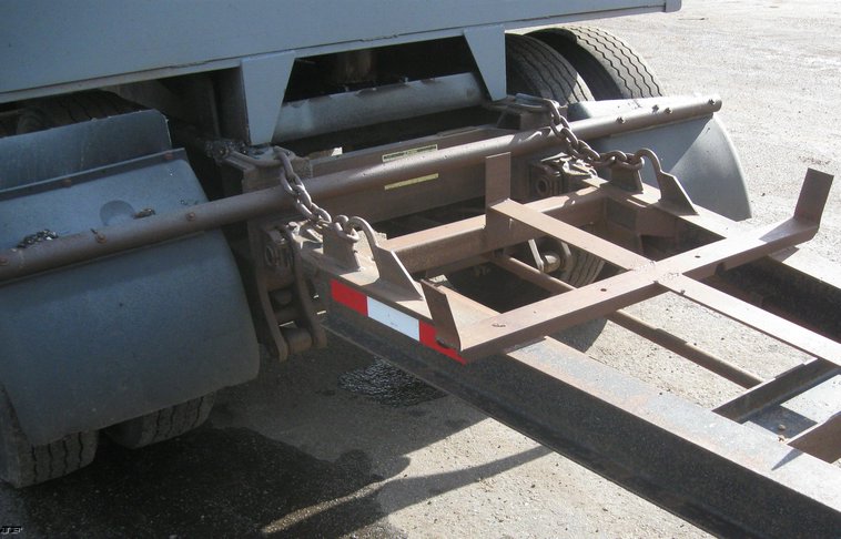 image for item 6799 1999 Neville Built 12' dump bed pup trailer