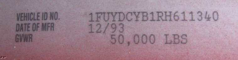 image for item 6800 1994 Freightliner Conventional FLD120 dump truck