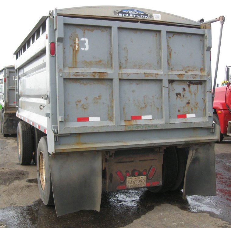 image for item 6801 2001 Trout Creek 15' dump bed pup trailer