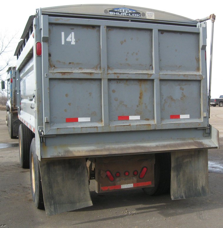 image for item 6802 2001 Trout Creek 15' dump bed pup trailer
