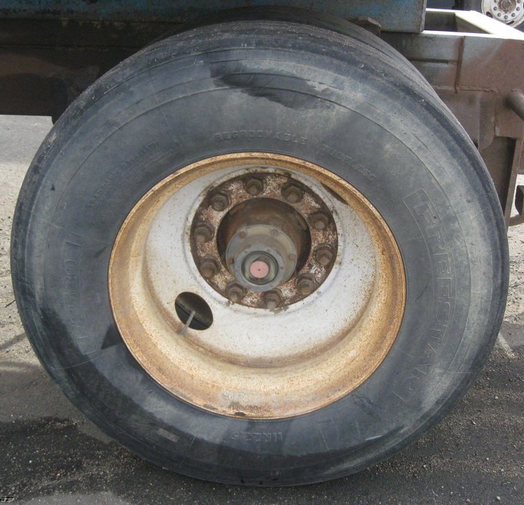 image for item 6802 2001 Trout Creek 15' dump bed pup trailer