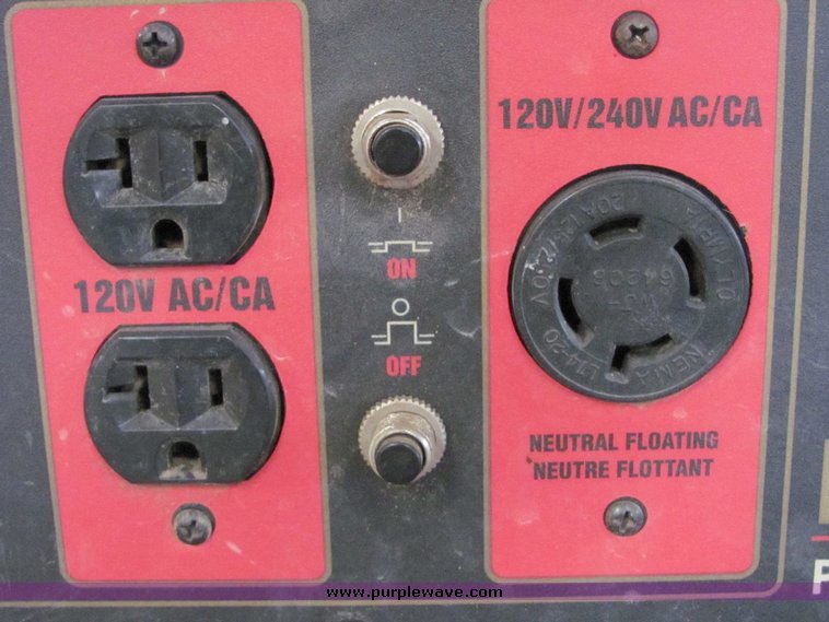 image for item 7040 Coleman Powermate 5000 Maxa ER Plus generator