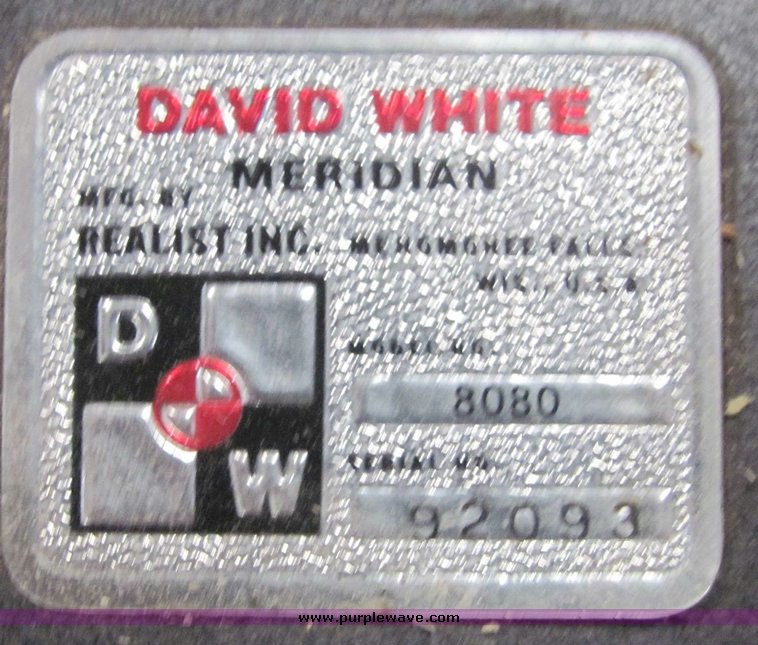 image for item 7041 David White Meridian transit