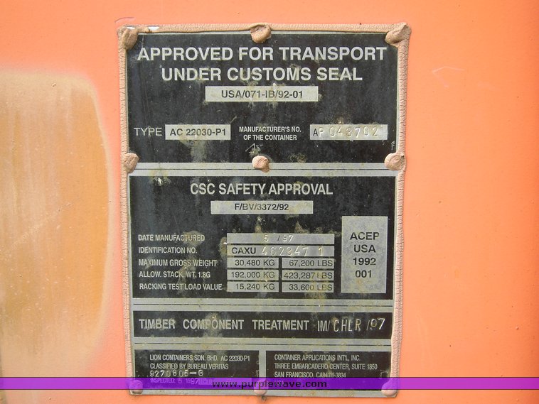 image for item 9001 40' storage container