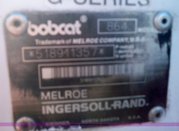 image for item 9006 2000 Bobcat 864