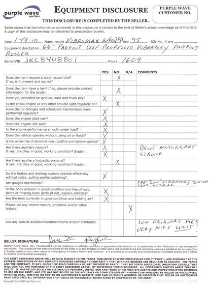 image for item 1000 1995 Vibromax W602PD vibratory roller