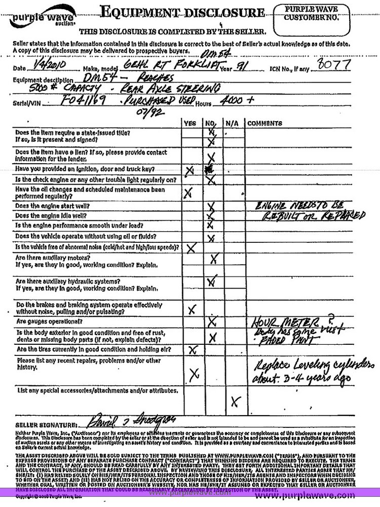 image for item 8077 Gehl Dynamite telehandler