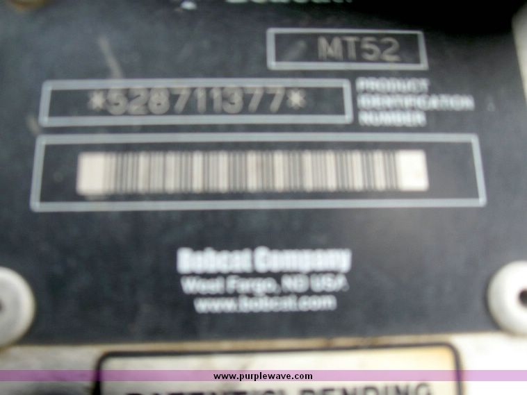 image for item 5202 2005 Bobcat MT52 mini track loader