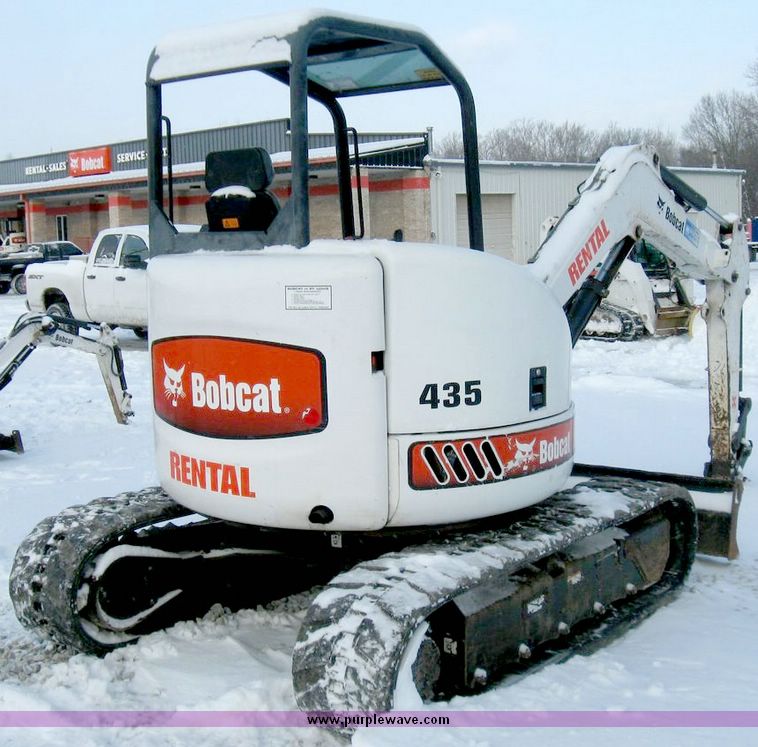 image for item 5204 2005 Bobcat 435H compact excavator
