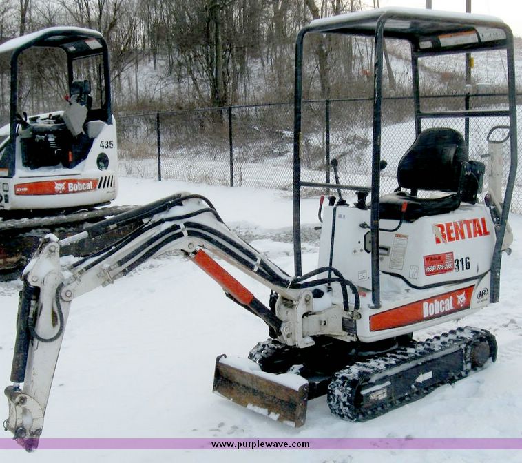 image for item 5206 2005 Bobcat 316 compact excavator