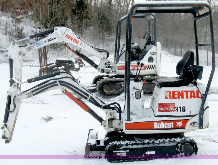 image for item 5206 2005 Bobcat 316 compact excavator