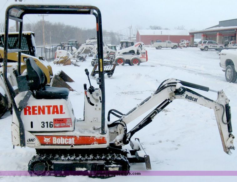 image for item 5206 2005 Bobcat 316 compact excavator