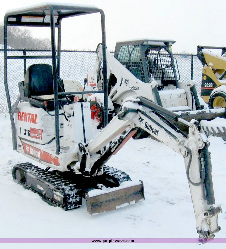 image for item 5206 2005 Bobcat 316 compact excavator