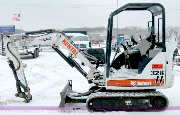 image for item 5207 2005 Bobcat 328 compact excavator