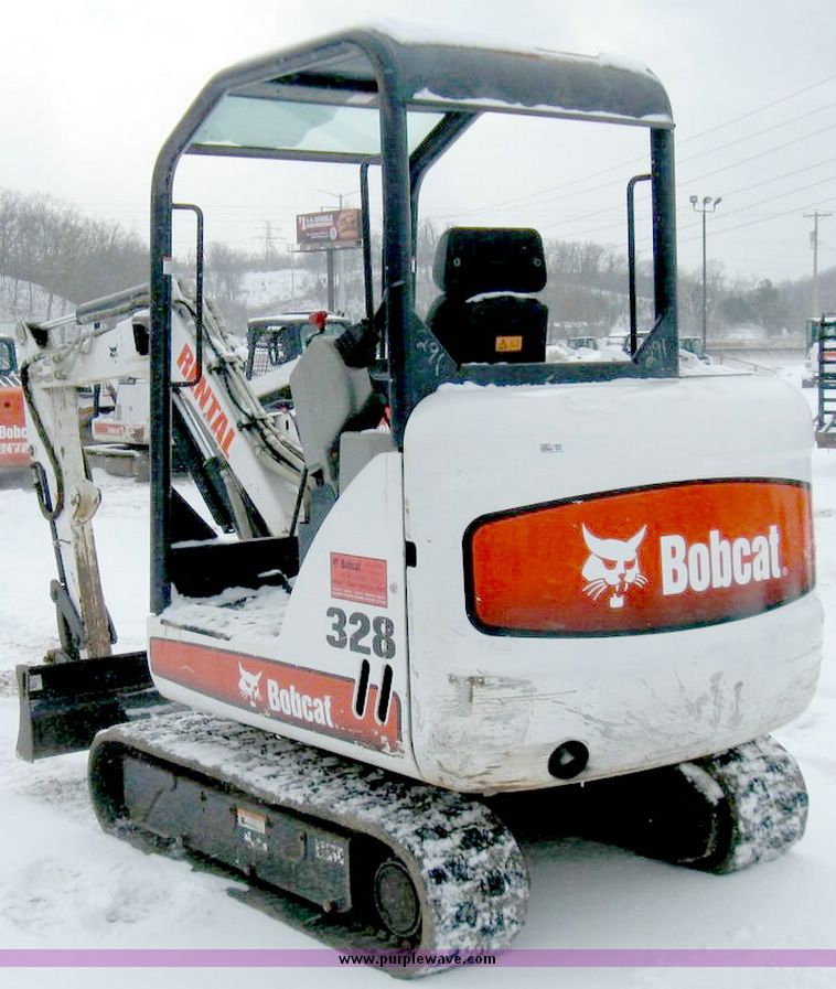 image for item 5207 2005 Bobcat 328 compact excavator