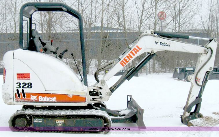 image for item 5207 2005 Bobcat 328 compact excavator