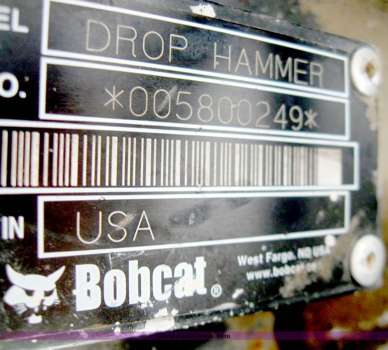 image for item 5208 2005 Bobcat drop hammer