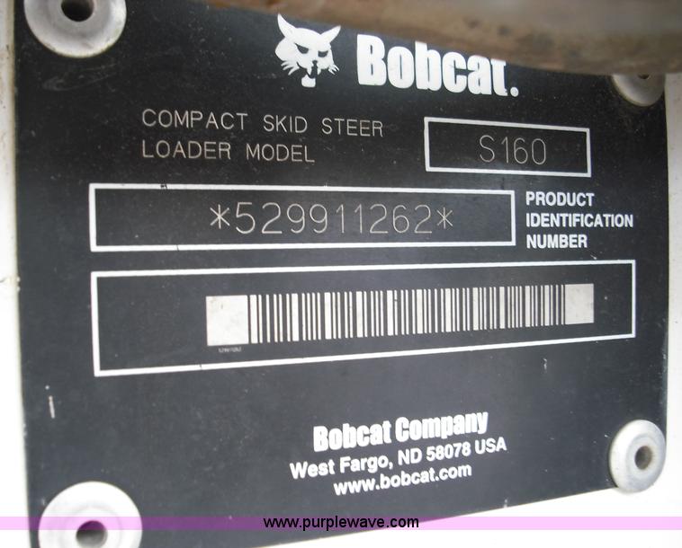 image for item 5211 2006 Bobcat S160 skid steer