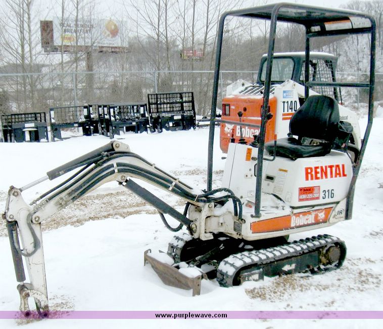 image for item 5213 2003 Bobcat 316 compact excavator