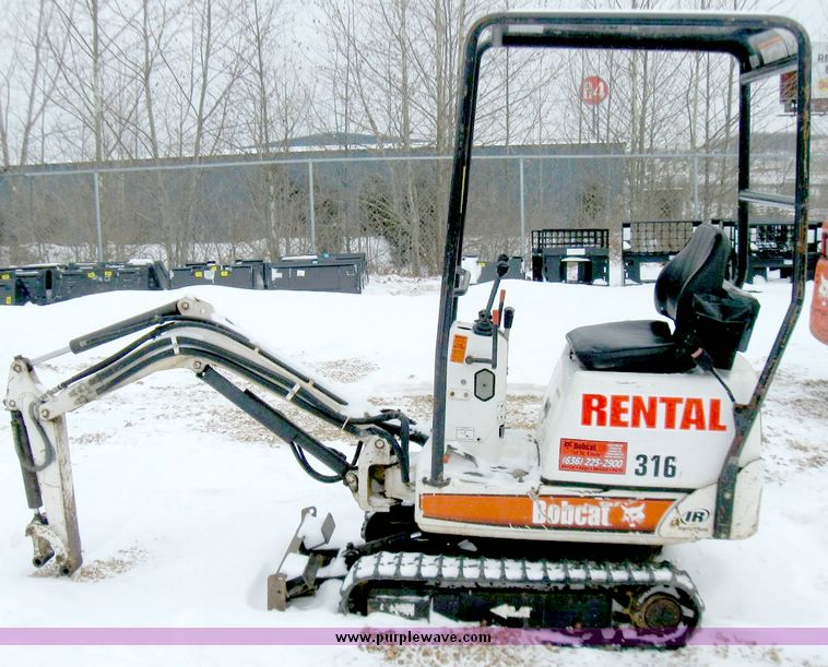 image for item 5213 2003 Bobcat 316 compact excavator