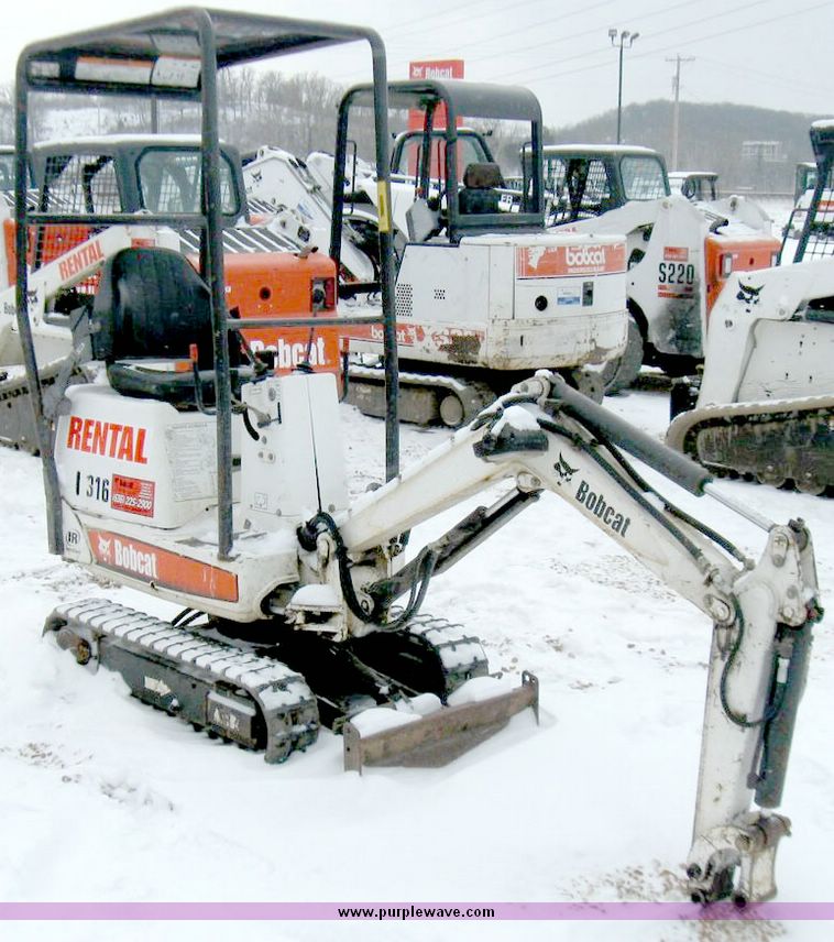 image for item 5213 2003 Bobcat 316 compact excavator