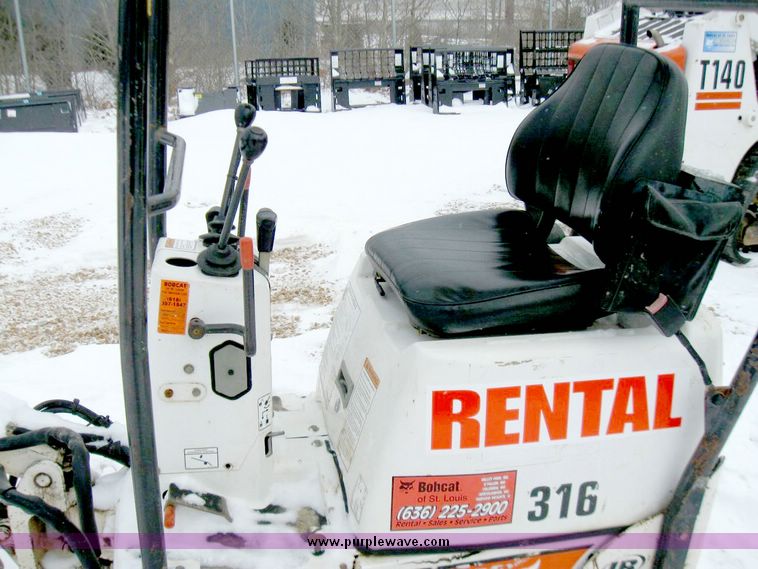 image for item 5213 2003 Bobcat 316 compact excavator