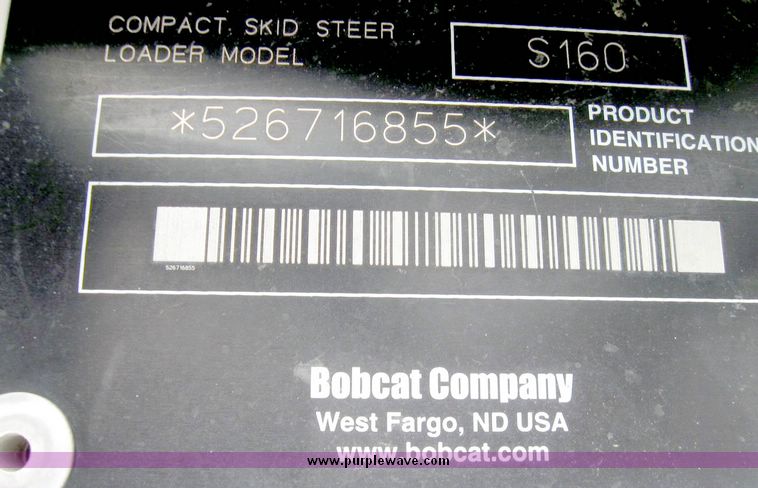 image for item 5222 2005 Bobcat S160 skid steer
