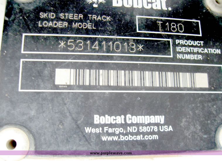 image for item 5227 2006 Bobcat T180 compact track loader