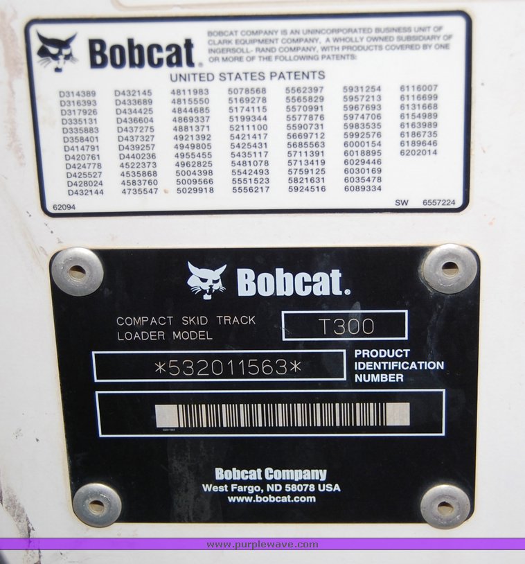 image for item 6034 2006 Bobcat T300 compact track loader