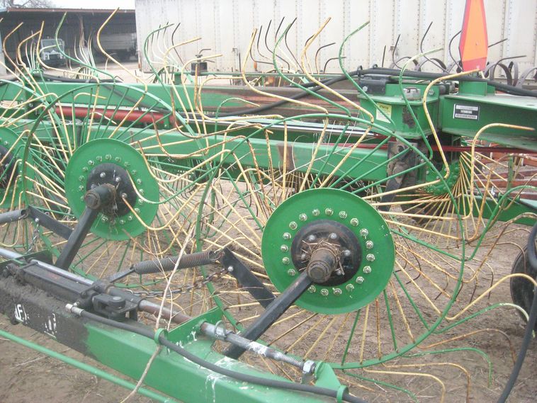 image for item 3777 Frontier WR1216 double windrow wheel rake