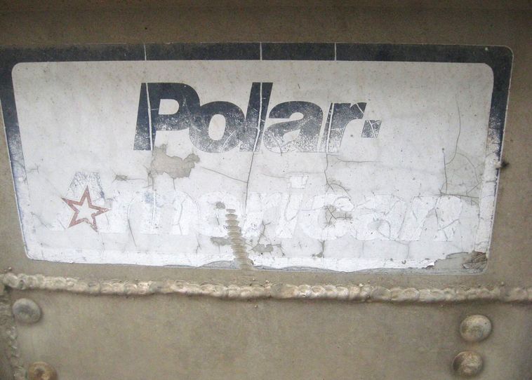 image for item 3783 1984 Polar American aluminum cattle pot trailer