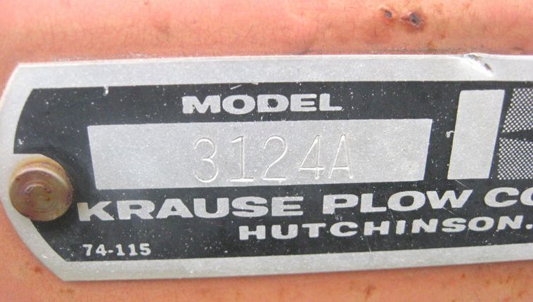 image for item 3799 Krause 3124 field cultivator with front trash disc and pickers