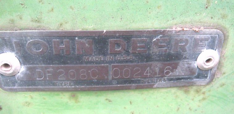 image for item 3801 (2) John Deere DF2080 double disc drills with Cullison tandem drill hitch