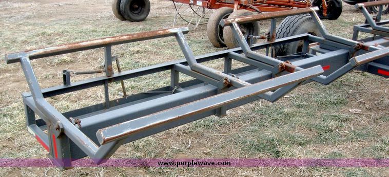 image for item 6812 Self unloading bale trailer