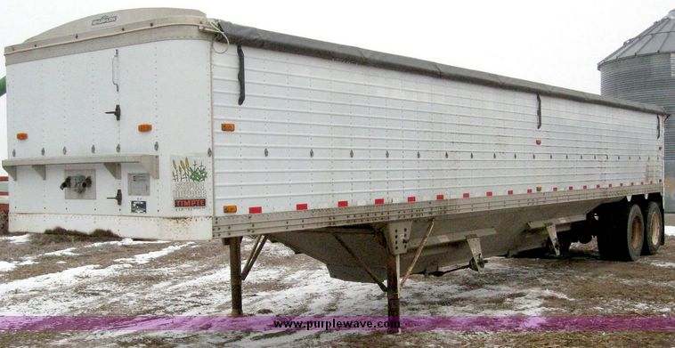 image for item 6821 1984 Timpte 42' double hopper grain trailer