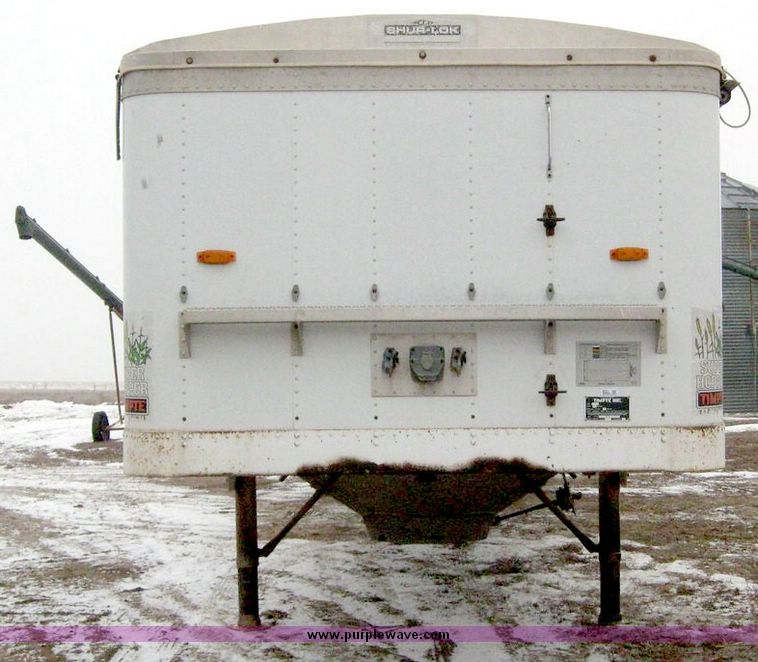 image for item 6821 1984 Timpte 42' double hopper grain trailer