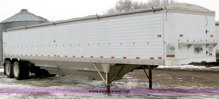 image for item 6821 1984 Timpte 42' double hopper grain trailer