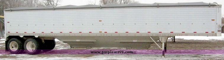 image for item 6821 1984 Timpte 42' double hopper grain trailer