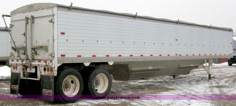 image for item 6821 1984 Timpte 42' double hopper grain trailer