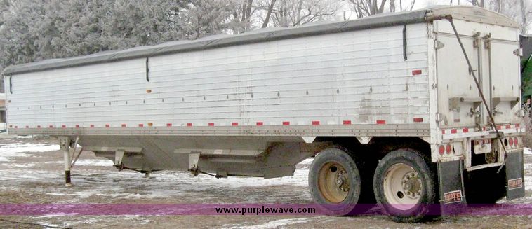 image for item 6821 1984 Timpte 42' double hopper grain trailer