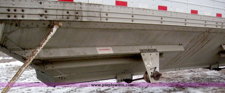 image for item 6821 1984 Timpte 42' double hopper grain trailer