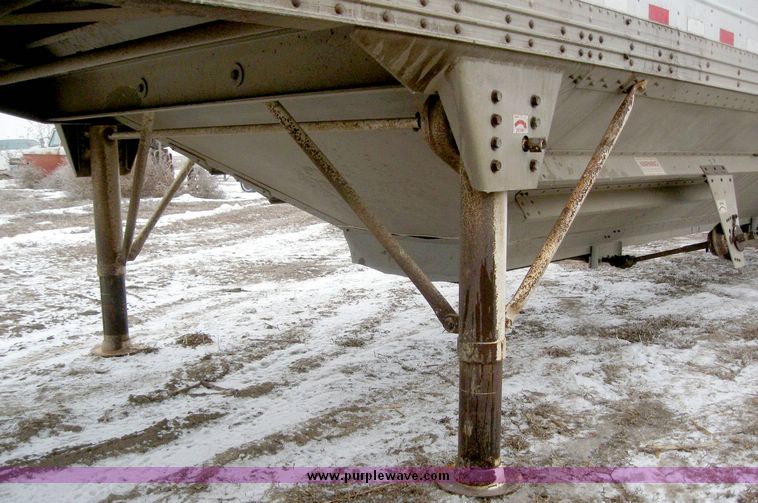 image for item 6821 1984 Timpte 42' double hopper grain trailer