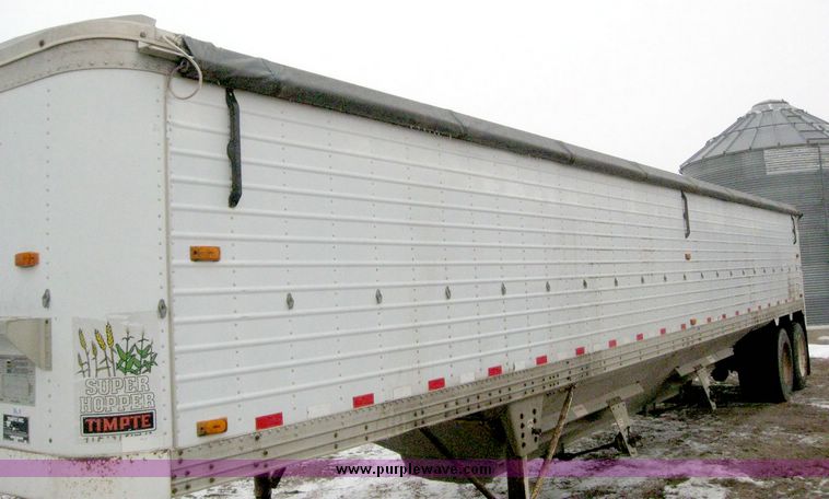 image for item 6821 1984 Timpte 42' double hopper grain trailer