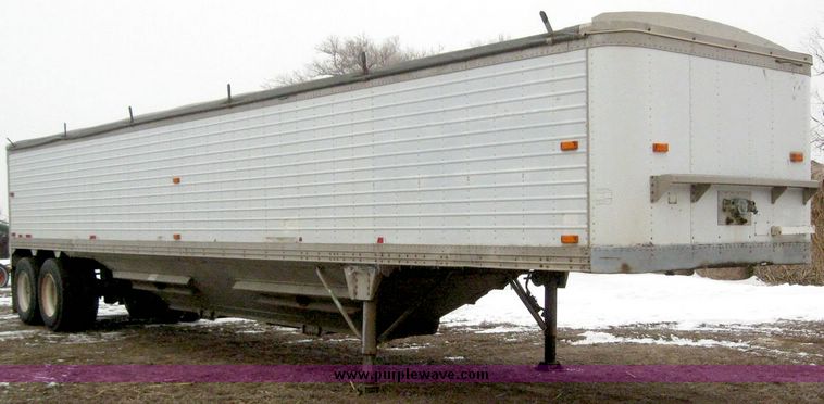 image for item 6822 1984 Timpte 42' double hopper grain trailer