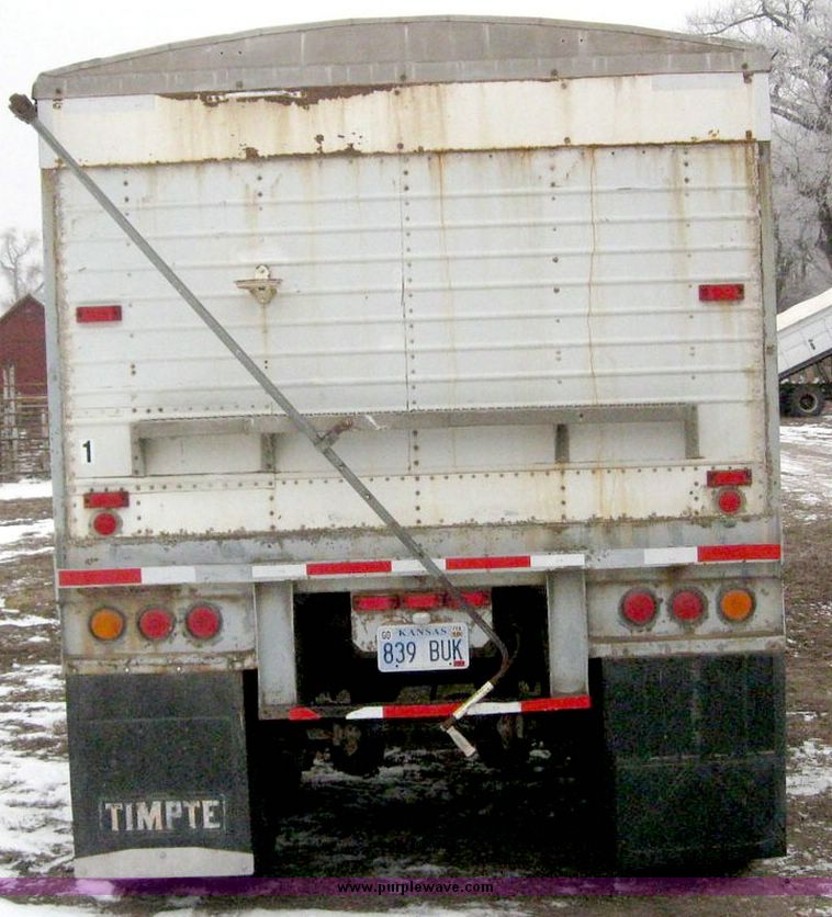 image for item 6822 1984 Timpte 42' double hopper grain trailer